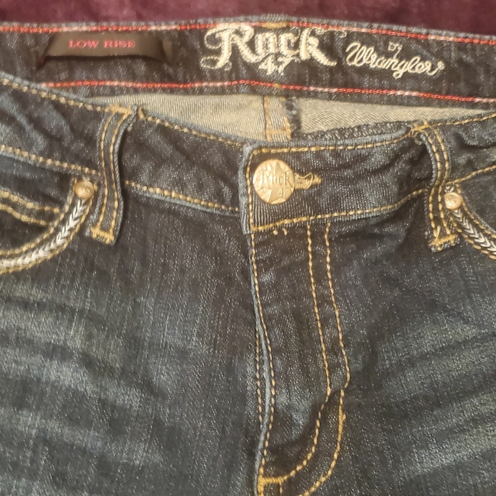 Rock 47 by wrangler women's low rise jeans